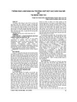 THÔNG báo lâm SÀNG BA TRƯỜNG hợp đột QUỴ não SAU mổ đẻ tại BỆNH VIỆN 103