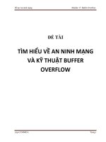 phân tích kỹ thuật mà hacker thường hay sự dụng đó là kỹ thuật buffer overflow