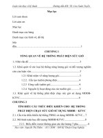 tóm tắt luận văn thạc sĩ kỹ thuật điều khiển tối ưu hệ thống phát điện sức gió sử dụng máy điện đồng bộ với tuốc bin kiểu trục ngang 