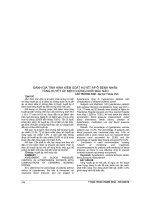 ĐÁNH GIÁ TÌNH HÌNH KIỂM SOÁT HUYẾT áp ở BỆNH NHÂN TĂNG HUYẾT áp BIẾN CHỨNG NHỒI máu não