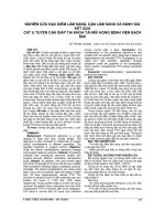 NGHIÊN cứu đặc điểm lâm SÀNG, cận lâm SÀNG và ĐÁNH GIÁ kết QUẢ cắt u TUYẾN cận GIÁP tại KHOA TAI mũi HỌNG BỆNH VIỆN BẠCH MAI