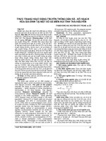 THỰC TRẠNG HOẠT ĐỘNG TRUYỀN THÔNG dân số   kế HOẠCH hóa GIA ĐÌNH tại một số xã MIỀN núi TỈNH THÁI NGUYÊN