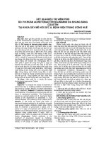 KẾT QUẢ điều TRỊ VIÊM PHỔI DO VI KHUẨN ACINETOBACTER BAUMANNII đa KHÁNG BẰNG COLISTIN tại KHOA gây mê hồi sức a, BỆNH VIỆN TRUNG ƯƠNG HUẾ