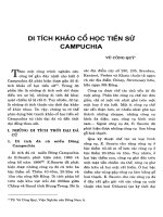 Di tích khảo cổ học tiền sử campuchia 