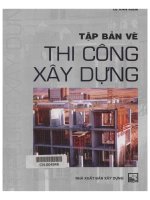 Tập bản vẻ thi công xây dựng của lê văn kiểm