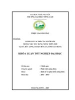 Đánh giá vai trò của người dân trong việc xây dựng nông thôn mới tại xã đức long   huyện hòa an   tỉnh cao bằng