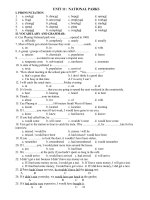 Bài tập lớp 10   UNIT 11 