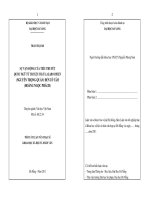 Sự vận động của tiểu thuyết quốc ngữ từ truyện thầy lazaro phiên (nguyễn trọng quản) đến tố tâm (hoàng ngọc phách)