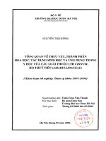 Tổng quan về thực vật, thành phần hóa học, tác dụng sinh học và ứng dụng trong y học của các loài thuộc chi crinum, họ thủy tiên (amaryllidaceae)