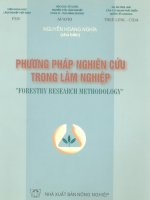 Phương pháp nghiên cứu trong lâm nghiệp   forestry research methodology  phần 1