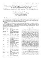 Proceedings VCM 2012 79 mô hình hóa, mô phỏng động lực học máy bay trực thăng chữa cháy 