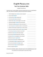 irregular plural nouns 