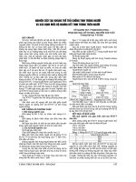 NGHIÊN cứu tạo KHÁNG THỂ THỎ CHỐNG TINH TRÙNG NGƯỜI và xác ĐỊNH mức độ NGƯNG kết TINH TRÙNG TRÊN NGƯỜI