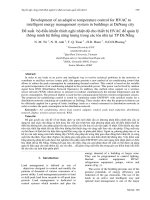 Proceedings VCM 2012 101 đề xuất bộ điều khiển thích nghi nhiệt độ cho thiết bị HVAC để quản lý 