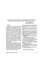 SO SÁNH kết QUẢ đo THÍNH lực GIỮA BAHA TRÊN DA đầu và BAHA SAU KHI đã được cấy vào XƯƠNG THÁI DƯƠNG