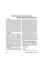 KHẨU PHẨN ăn của nữ vị THÀNH NIÊN tại một số xã MIỀN núi THUỘC HUYỆN lạc sơn, TỈNH hòa BÌNH