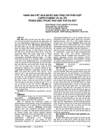 ĐÁNH GIÁ kết QUẢ bước đầu PHÁC đồ PHỐI hợp CAPECITABINE và xạ TRỊ TRONG điều TRỊ bổ TRỢ UNG THƯ dạ dày