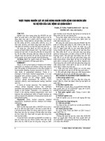 THỰC TRẠNG NGUỒN lực và KHẢ NĂNG KHÁM CHỮA BỆNH CHO NHÂN dân và bộ đội của các BỆNH xá QUÂN dân y