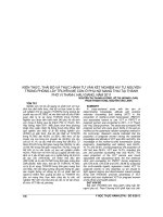 KIẾN THỨC, THÁI độ và THỰC HÀNH tư vấn xét NGHIỆM HIV tự NGUYỆN TRONG PHÒNG lây TRUYỀN mẹ CON ở PHỤ nữ MANG THAI tại THÀNH PHỐ vị THANH, hậu GIANG, năm 2011