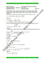 giải chi tiết môn vật lý _ kỳ thi quốc gia năm  2015