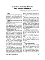 KẾT QUẢ bước đầu điều TRỊ xơ hẹp cổ BÀNG QUANG BẰNG hệ THỐNG LASER PHÓNG bên 980 NM