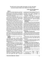 TÌM HIỂU một số đặc điểm lâm SÀNG và cận lâm SÀNG của hội CHỨNG THẬN hư DO VIÊM cầu THẬN LUPUS