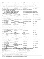 Ôn thi HKII lớp 10 