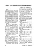 GIÁ TRỊ của cắt lớp VI TÍNH TRONG CHẨN đoán u NGUYÊN bào THẬN ở TRẺ EM