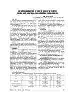 ẢNH HƯỞNG của GIỚI, độ bướu tới NỒNG độ t3, t4 và TSH ở NHỮNG NGƯỜI SỐNG TRONG VÙNG bướu cổ địa PHƯƠNG MIỀN núi