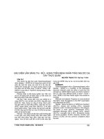 ĐẶC điểm lâm SÀNG TAI   mũi   HỌNG TRÊN BỆNH NHÂN TRÀO NGƯỢC dạ dày THỰC QUẢN