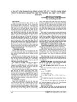 NHẬN xét HÌNH DẠNG CUNG RĂNG và một số KÍCH THƯỚC CUNG RĂNG ở một NHÓM SINH VIÊN ĐANG học tại TRƯỜNG đại học y hải PHÒNG năm 2012