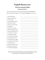 using conjunctions 1 eg31 