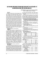 CHI PHÍ KHÁM CHỮA BỆNH của BỆNH NHÂN TĂNG HUYẾT áp có bảo HIỂM y tế tại BỆNH VIỆN đa KHOA TỈNH THÁI BÌNH năm 2011