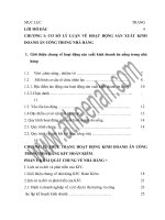 báo cáo thực tập tại nhà hàng KFC hoàn kiếm