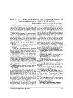 NHẬN xét kết QUẢ học TIẾNG ANH của SINH VIÊN đại học năm THỨ BA tại TRƯỜNG đại học kỹ THUẬT y tế hải DƯƠNG