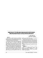 NGHIÊN cứu gây tê tủy SỐNG BẰNG LEVOBUPIVACAIN kết hợp với FENTANYL TRONG PHẪU THUẬT nội SOI cắt u PHÌ đại LÀNH TÍNH TUYẾN TIỀN LIỆT