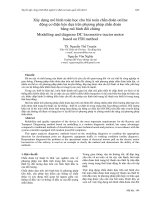 Proceedings VCM 2012 88 xây dựng mô hình toán học cho bài toán chẩn đoán online 