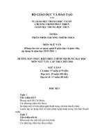 giáo án ngữ văn 9 chuẩn tích hợp các kỹ năng sống 