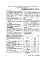 MỘT số yếu tố ẢNH HƯỞNG đến NGUY cơ tái PHÁT SAU đột QUỴ THIẾU máu não cục bộ cấp