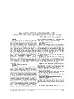 ĐáNH GIÁ THỰC TRẠNG NHIỄM TRÙNG BỆNH VIỆN tại TRUNG tâm CHỐNG độc  BỆNH VIỆN BẠCH MAI từ 01 01 2009 – 31 12 2010