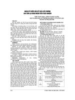 NHẬN xét bước đầu kết QUẢ LIỀN THƯƠNG SAU cắm lại RĂNG MUỘN TRÊN THỰC NGHIỆM