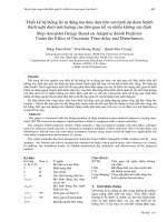 Proceedings VCM 2012 63 thiết kế hệ thống lái tự động tàu thủy dựa trên mô hình dự đoán smith 