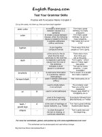 practice with punctuation marks in english 2 