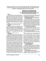 ĐÁNH GIÁ TÍNH KHẢ THI và kết QUẢ BAN đầu của PHƯƠNG PHÁP THAY VAN ĐỘNG MẠCH CHỦ QUA ĐƯỜNG ỐNG THÔNG CHO 2 BỆNH NHÂN bị hẹp KHÍT VAN ĐỘNG MẠCH CHỦ DO THOÁI hóa