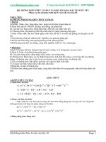 Tổng hợp các chuyên đề Toán ôn thi vào lớp 10 và trường chuyên THPT