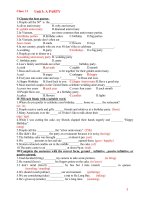 Bài tập tiếng anh lớp 11 bài 1 3 (with key) 