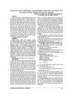 KHẢO sát CHẤT LƯỢNG đào TẠOKHẢ NĂNG THÍCH ỨNG với CÔNG VIỆC của điều DƯỠNG TRUNG cấp mới tốt NGHIỆP