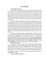 “Nâng cao chất lượng hoạt động tài trợ xuất nhập khẩu theo phương thức thanh toán tín dụng chứng từ tại ngân hàng đầu tư và phát triển việt nam  chi nhánh hà thành – thực trạng và giải pháp 