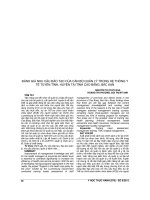 ĐÁNH GIÁ NHU cầu đào tạo của cán bộ QUẢN lý TRONG hệ THỐNG y tế TUYẾN TỈNH, HUYỆN tại TỈNH CAO BẰNG, bắc kạn