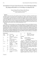 Proceedings VCM 2012 114 xây dựng hệ điều khiển véc tơ cho động cơ tự nâng kiểu mới 